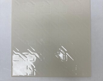Azulejo cerámico cuadrado brillante blanco con diseño de espiga de 6x6 cm de Incepa (muestra)