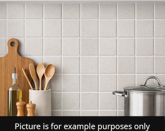 4x4 Textured Meshed French Vanilla Ceramic Tile - Summitville (50 Square Feet)