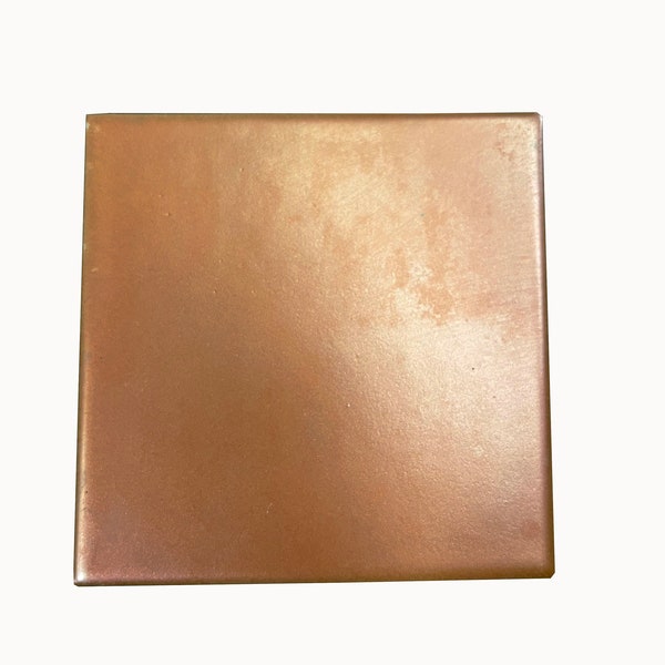 Iridescent Copper Ceramic Tile - Summitville Wall Border (3 7/8") (1 Sample Piece)