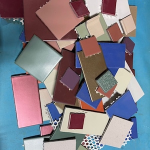Mosaic Tile Ceramic Box of Random Assorted Tile Spectrum 60 pcs (About)