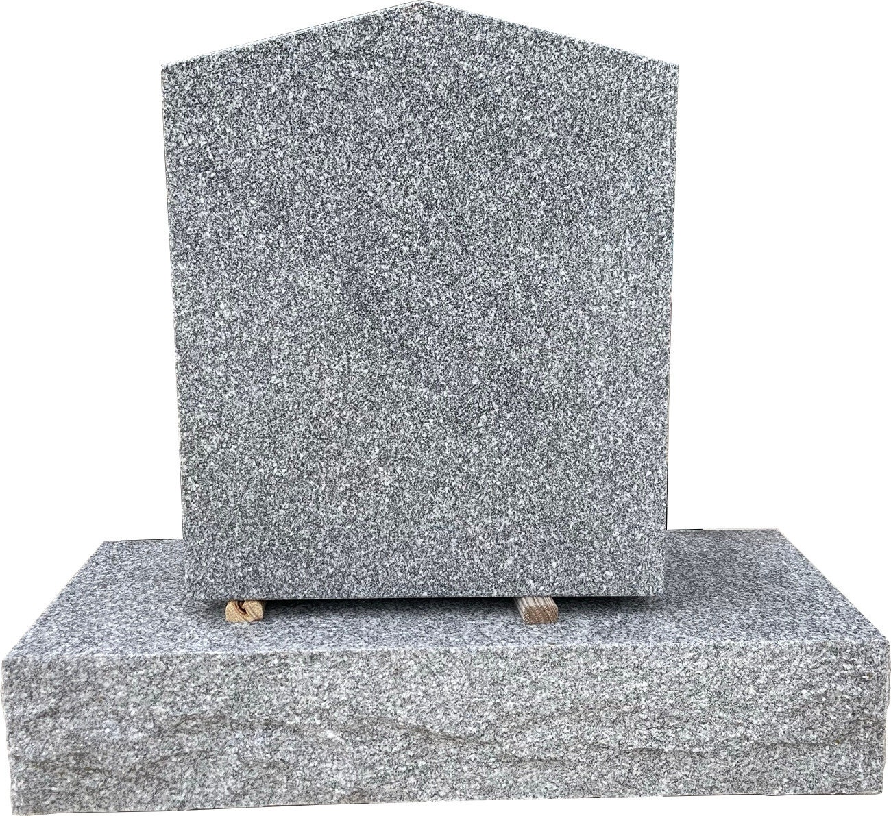 Small Spectrum Gray Granite Monument Headstone Apex MN-22B - Etsy