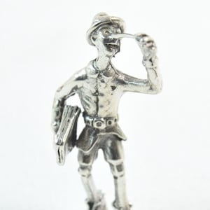 Pinocchio in 925 Silver, Favor, Gift Idea, Ornament Made in Italy