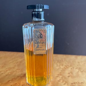 Lavin Eau Arpege Perfume Paris 4 oz Bottle Vintage Scent Aged Perfume Iconic Fragrance