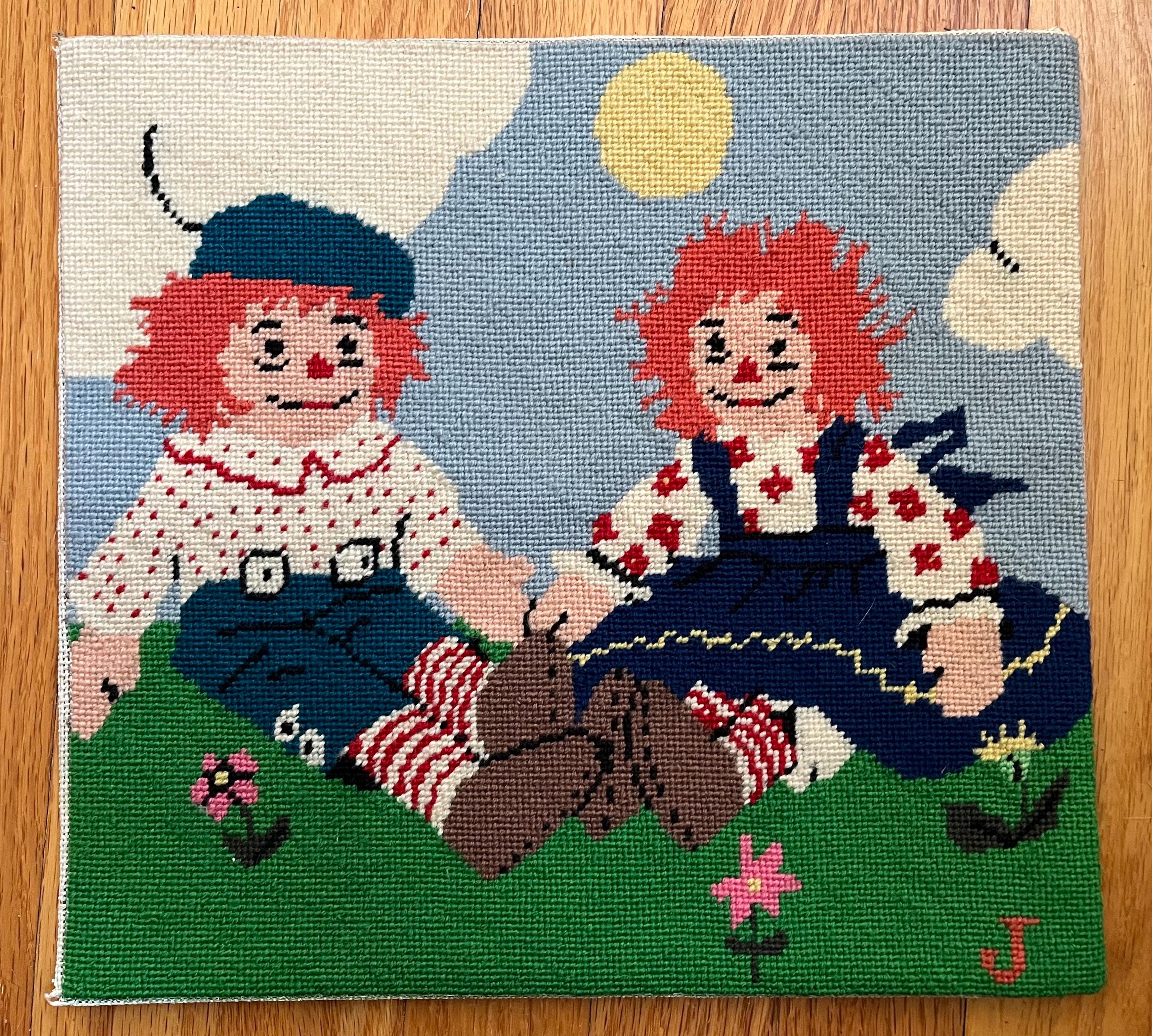 Raggedy Ann Needlepoint - Etsy