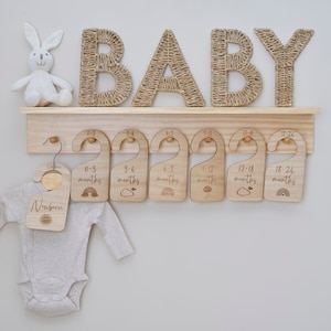 Baby age hangers outlet