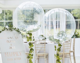 Wedding Orb Balloon/Vine Foliage/Wedding Decoration/Giant Orb/Wedding Balloons/Birthday Decorations/Pack of 1/Wedding Reception/Just Married