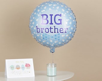 Big Brother Foil Balloon, New Baby Gift (18 inch)