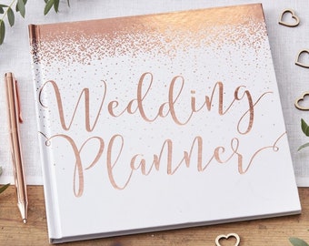 Rose Gold Wedding Planner Book // Bride to Be // Plan Your Wedding //Wedding Gift//Wedding Reception //Wedding Preparation//Bride & Groom