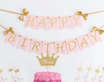 more colors happy birthday wall banner birthday girl