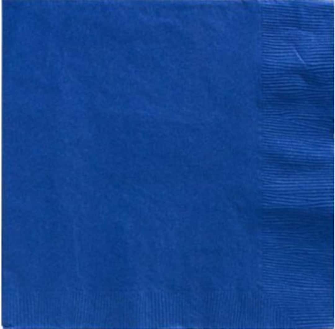 Cobalt Blue Paper Napkins//colorful Tableware// Party Decoration//paper