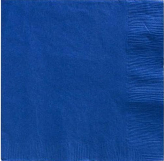 Cobalt Blue Paper Napkins//colorful Tableware// Party Etsy UK