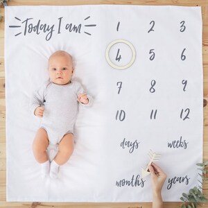 Baby Milestone Blanket Newborn Gift//Baby Shower Gift/Baby Milestone/Blanket Keepsake/Photo Prop/Baby first days/pregnant gift/new baby. image 2