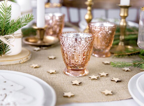 Rose gold christmas table ideas Clearance