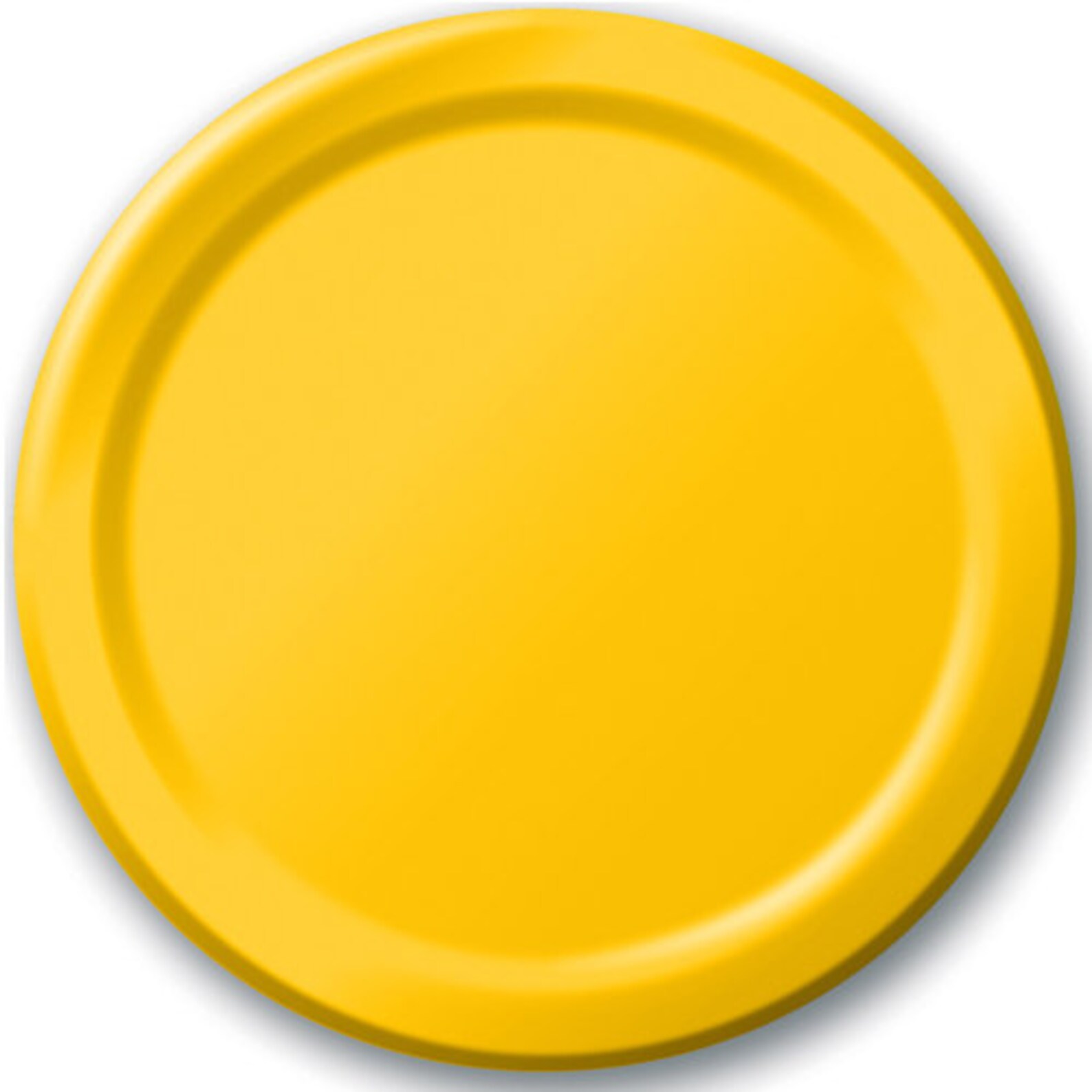 Yellow paper plates// Colorful Tableware// Party Decoration// Etsy