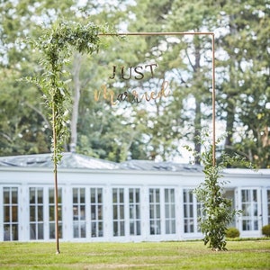 Frame Wedding Stand// Copper Stand / Hanger / Flower Wall /Wedding Table Plan /Stand/Guest List/Balloon Arch/Garland/Backdrop/Garden Party