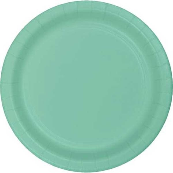 Fresh mint green paper plates// Colorful Tableware// Party Decoration// Birthday party// Birthday decoration// Table decor// Touch of color