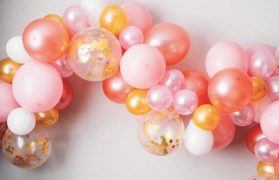 balloon arch for girl baby shower