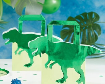 Dinosaur Shape Party Favour Bags/Birthday Party Favours/ Dinosaur Birthday Boy /Party Decorations/Birthday treats/T Rex Party/Jurassic Park