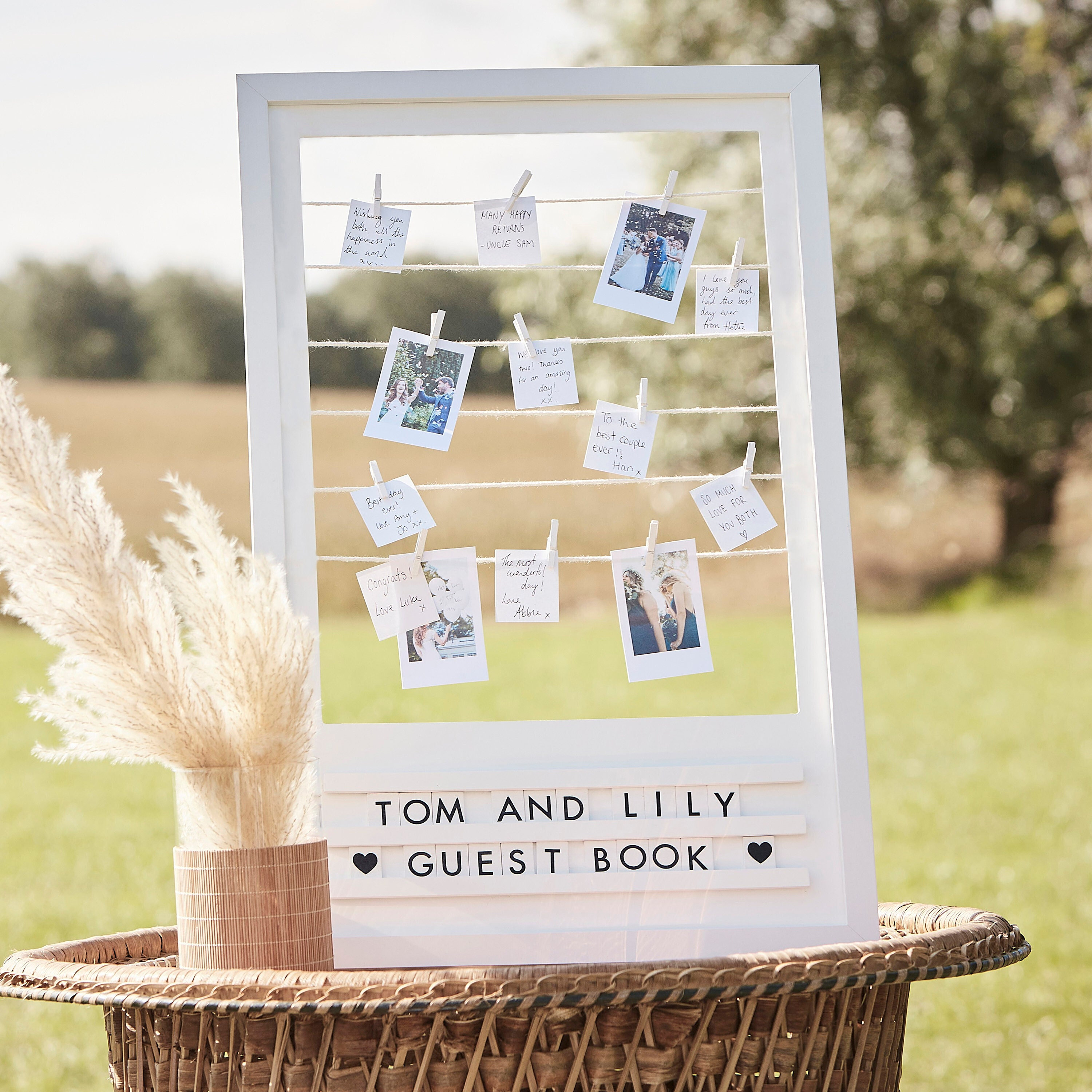 Yirtree Hanging Instant Photo Display Decorative Wall Hanging String with  Clips, Stick and Hang Photo Wall Decor, Wall Hanging Pictures Display for  Home, Dormitory and Cafe Decoration 