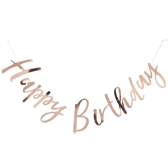 21 Jaar Verjaardag Versiering Rose Goud - Babydouche Ballonnen Slinger Rose Gold Twenty One Sjerp Happy Birthday