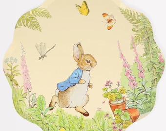 Peter Rabbit and Friends Dinner Plates // Peter Rabbit Paper Plates// Tableware// Party decoration// Birthday party// Birthday decoration/12