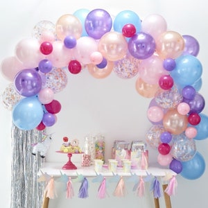 Kit darche de ballon pastel // Arches de ballon // Décoration danniversaire // Toile de fond // Guirlande // Joyeux anniversaire // Décoration de fête // Célébration image 4