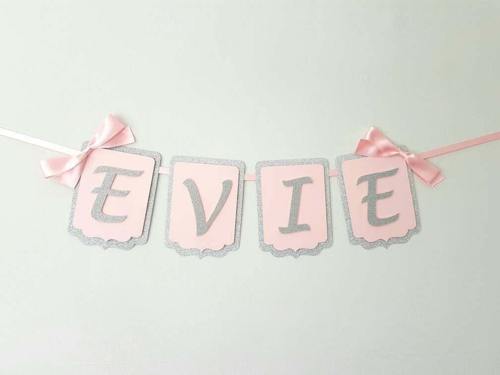 Name banner. Wall banner. Custom banner. Banner for birthday | Etsy