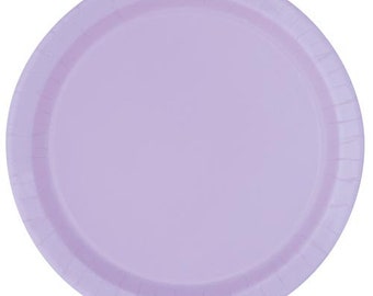 20 Ct Party Tableware New Purple Round Dinner Paper Plates 20 Ct Party Tableware New Purple Round Dinner Paper Plates