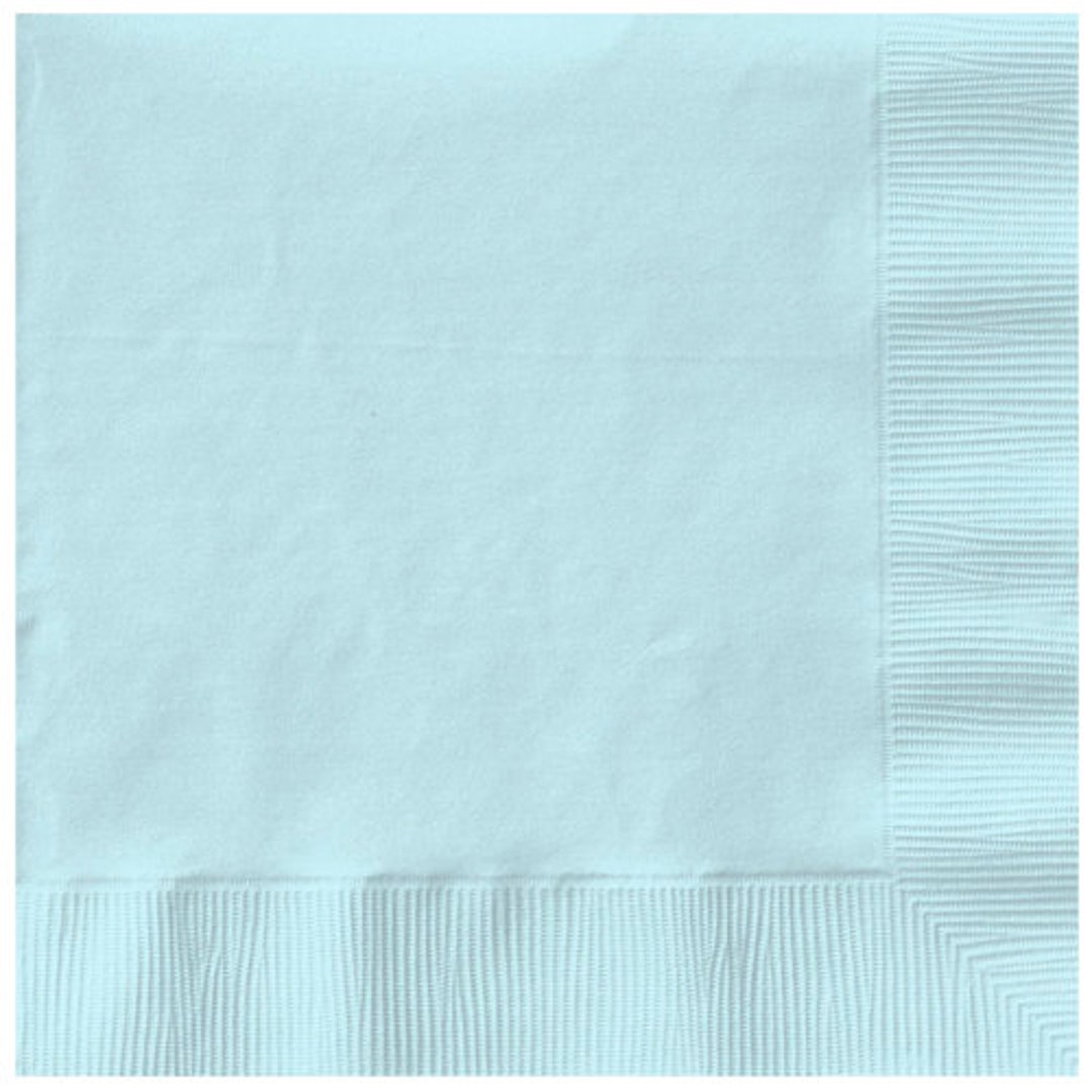 Light Blue Paper Napkins// Tableware// Party Decoration//paper Napkins