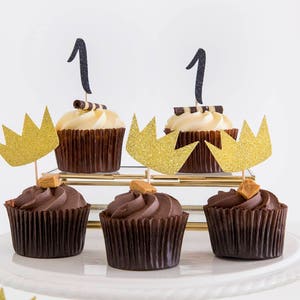 Wild ONE Cupcake Toppers. First Birthday Party Decorations. - Etsy