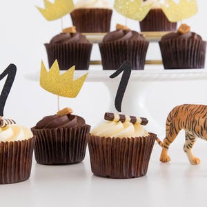 Wild ONE Cupcake Toppers. First Birthday Party Decorations. - Etsy