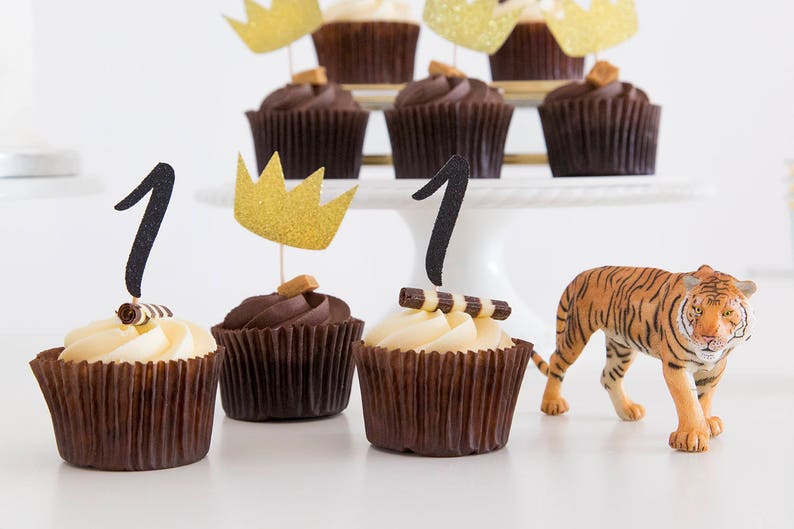 Wild ONE Cupcake Toppers. First Birthday Party Decorations. Etsy UK