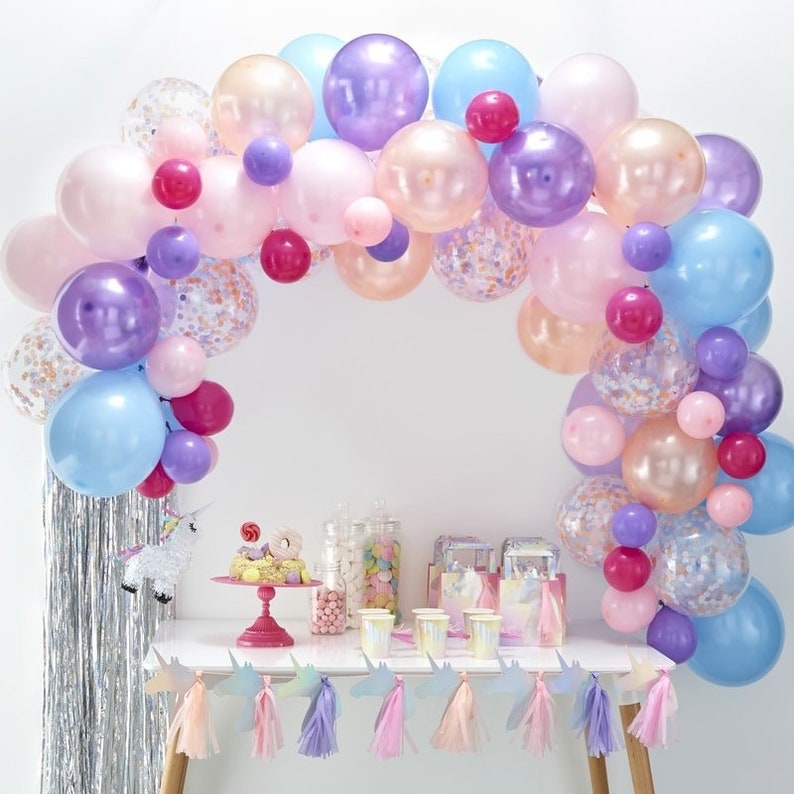 Kit darche de ballon pastel // Arches de ballon // Décoration danniversaire // Toile de fond // Guirlande // Joyeux anniversaire // Décoration de fête // Célébration image 7