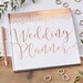 Rose Gold Wedding Planner Book // Bride to Be // Plan Your Wedding //Wedding Gift//Wedding Reception //Wedding Preparation//Bride & Groom 