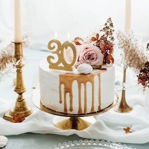 Velas de cumpleaños de 50 años, velas de cumpleaños con diamantes 3D número  5 número 0, velas para decoración de pastel de cumpleaños para decoración