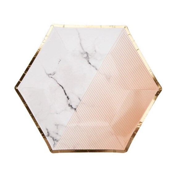 Peach cheap paper plates