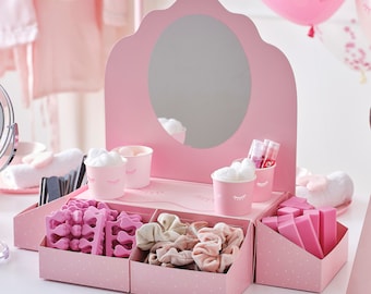 Pamper Party Station: Pink Treat Stand, Birthday Girl Decoration