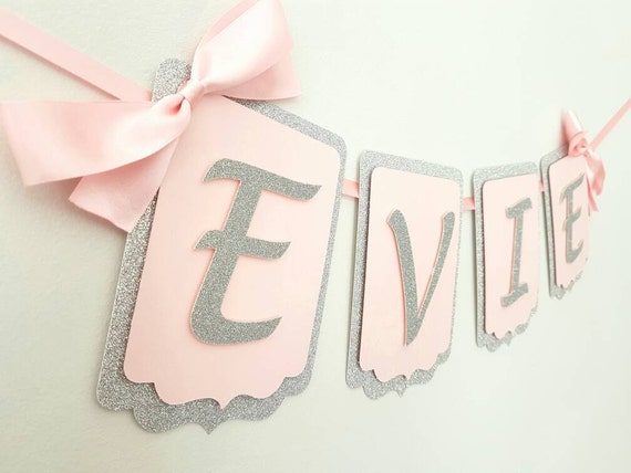 Name banner. Wall banner. Custom banner. Banner for birthday | Etsy