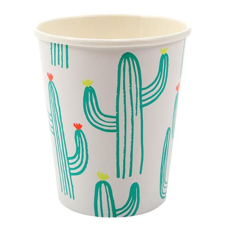 Birthday Party Cups with Cactus Theme// Mexican Fiesta Party Decorations// First Birthday//Tableware// Party Supplies//Table Decoration image 3