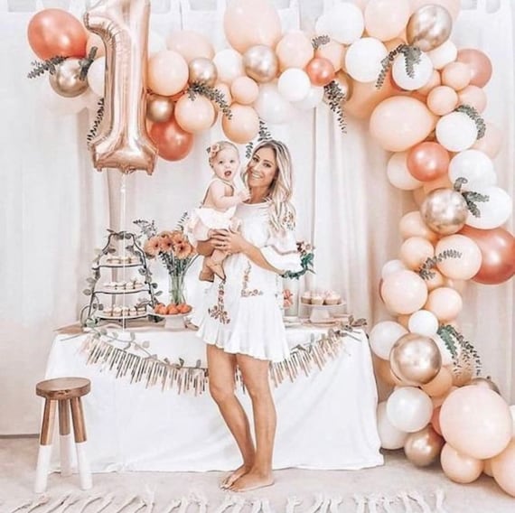 Balloon arch 1st birthday hotsell