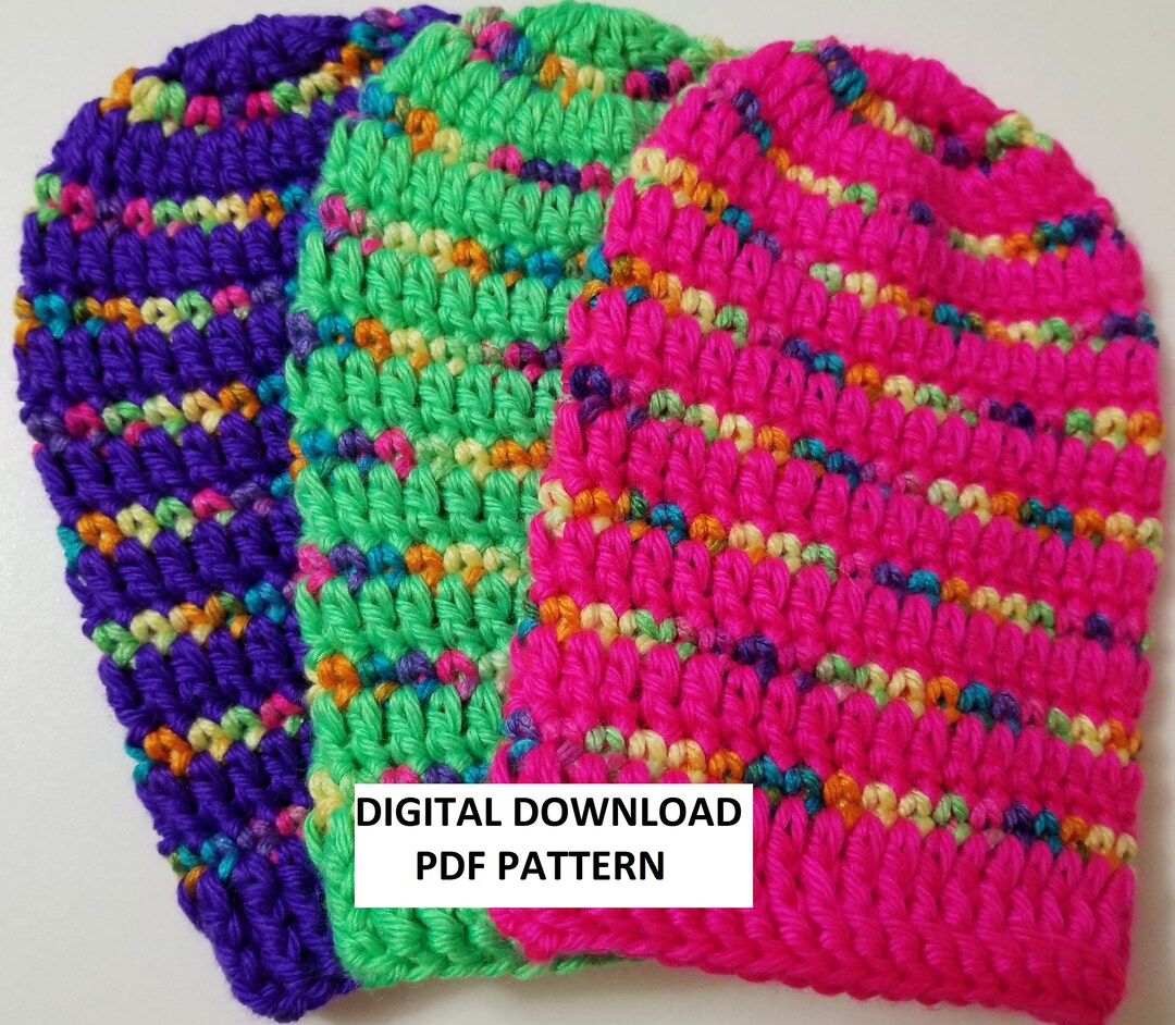Crochet Pattern Thin Striped Cast Sock/toe Cover Digital PDF Etsy