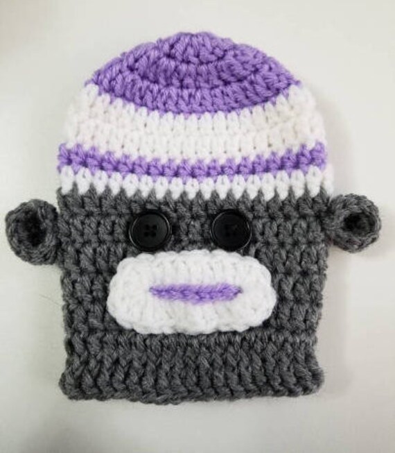 purple sock monkey