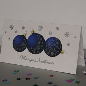 Karte Merry Christmas Weihnachten Weihnachtskarte Geldgeschenk weiß