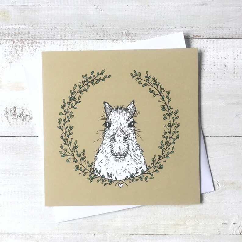 Capybara Love * Animal Greeting Card