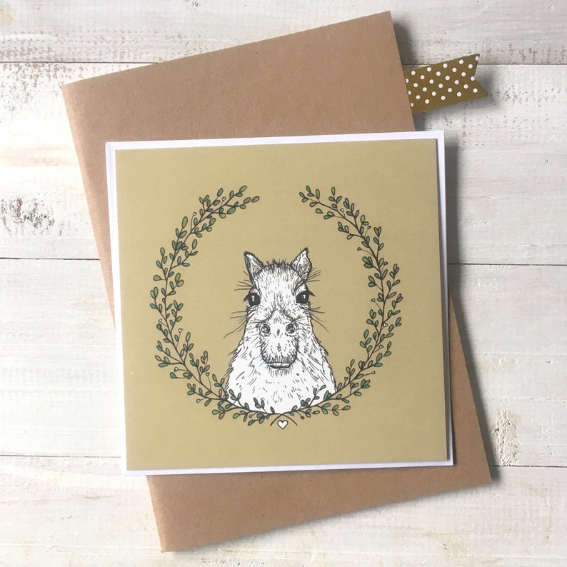 Capybara Love * Animal Greeting Card