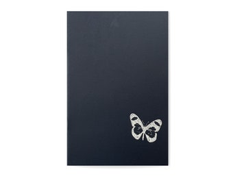 NOTEBOOK *Butterfly #1* dark blue, DIN A5