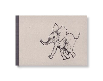 SKIZZENBUCH *Kleiner Elefant*, DIN A5 quer, 144 Seiten