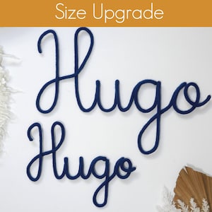 Size UPGRADE (additional option for knitted words and names)