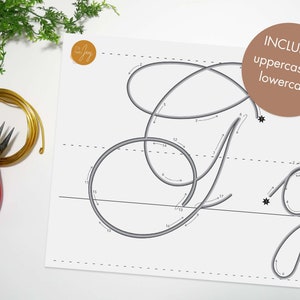 Calligraphy Wire Alphabet Template Printable Template for Wire Art