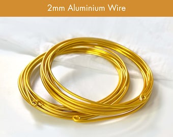 Aluminium Wire for knitted name - easy to shape and to use - knitted tube not included - sold by meter - easy to shape and to use.